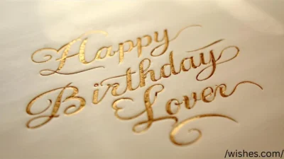 Happy Birthday Lover Quotes