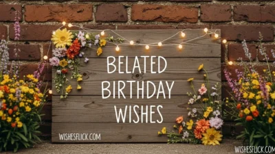 Belated Birthday Messages