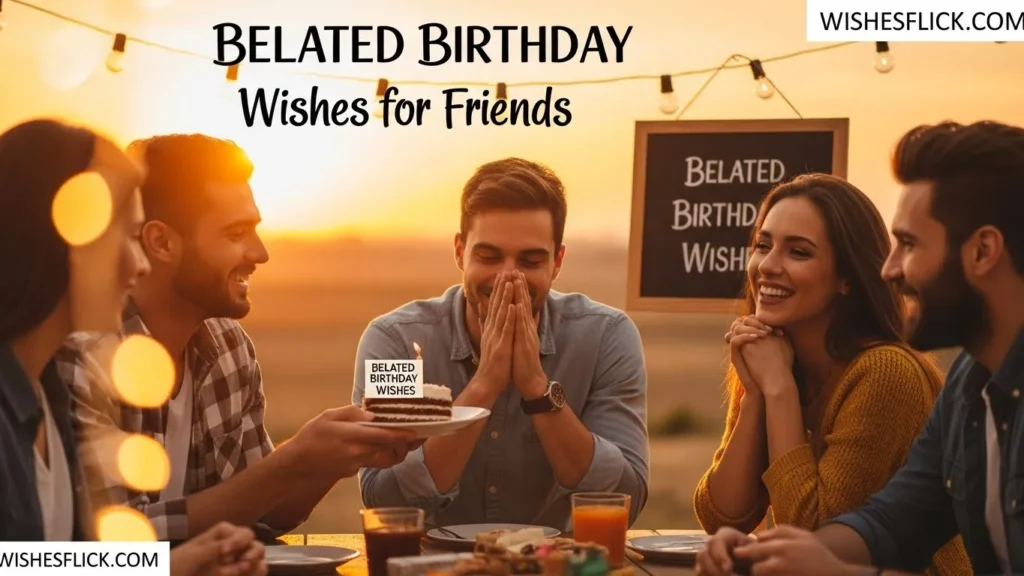Belated Birthday Wishes for Friends
