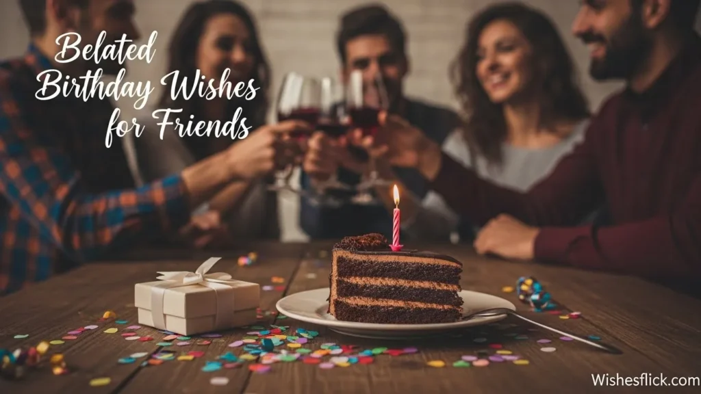 Belated Birthday Wishes for Friends