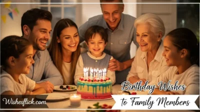 Birthday Wishes to Family Members