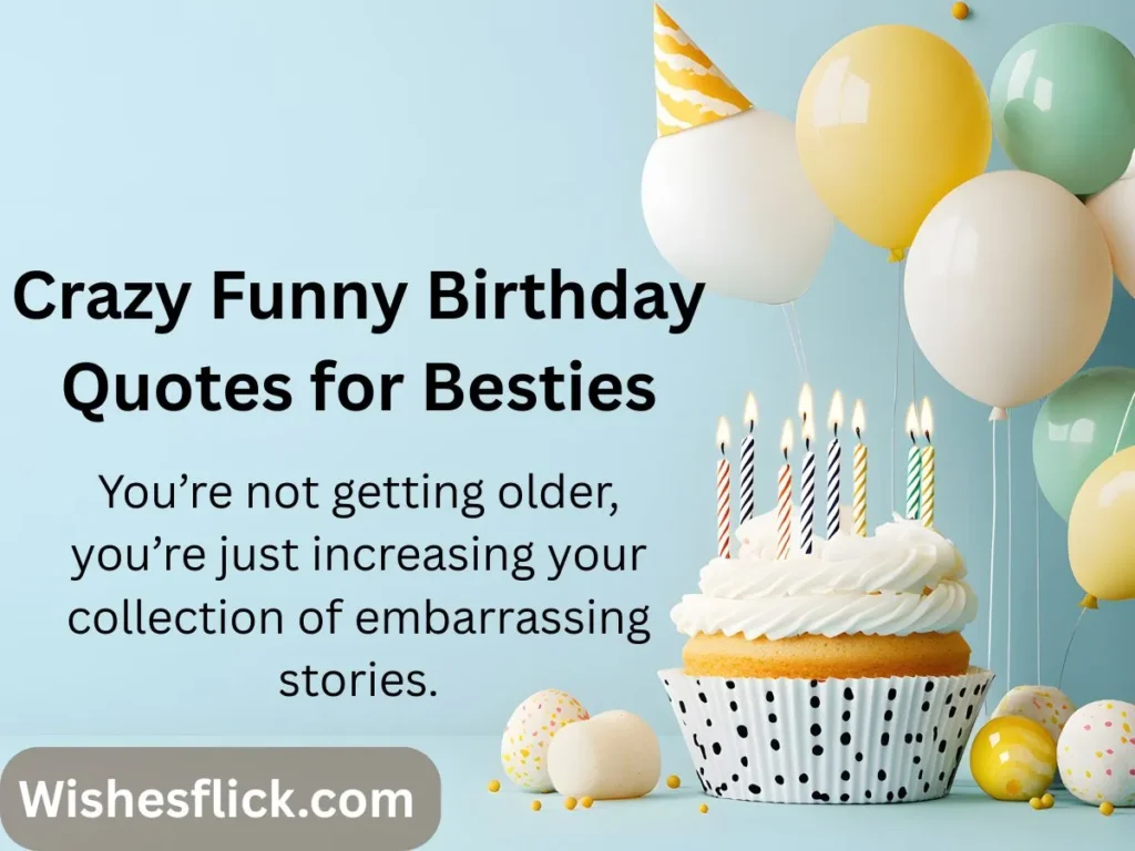 Crazy Funny Birthday Quotes for Besties