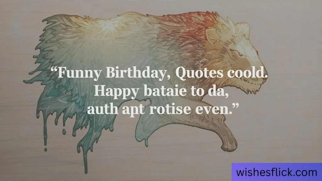 Funny Birthday Quotes for Friends