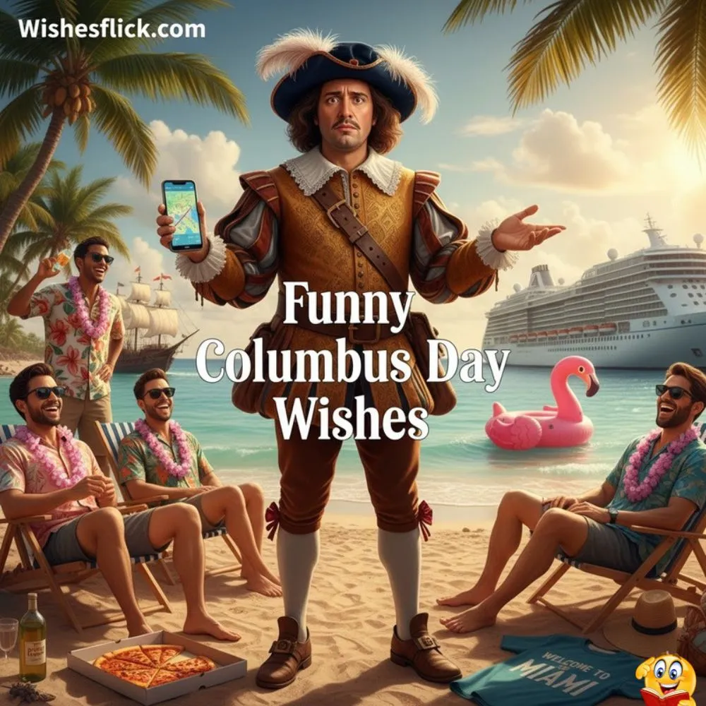Funny Columbus Day Wishes