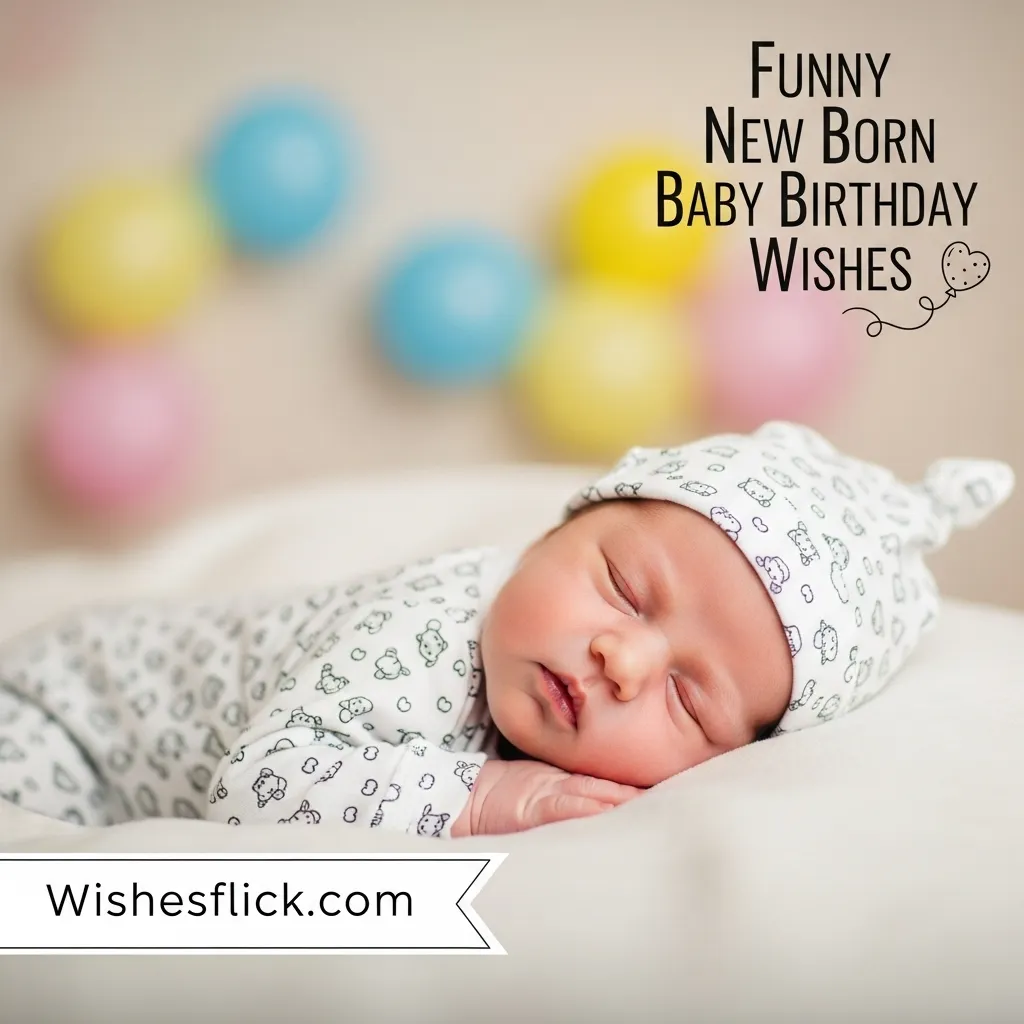 Funny New Born Baby Birthday Wishes
