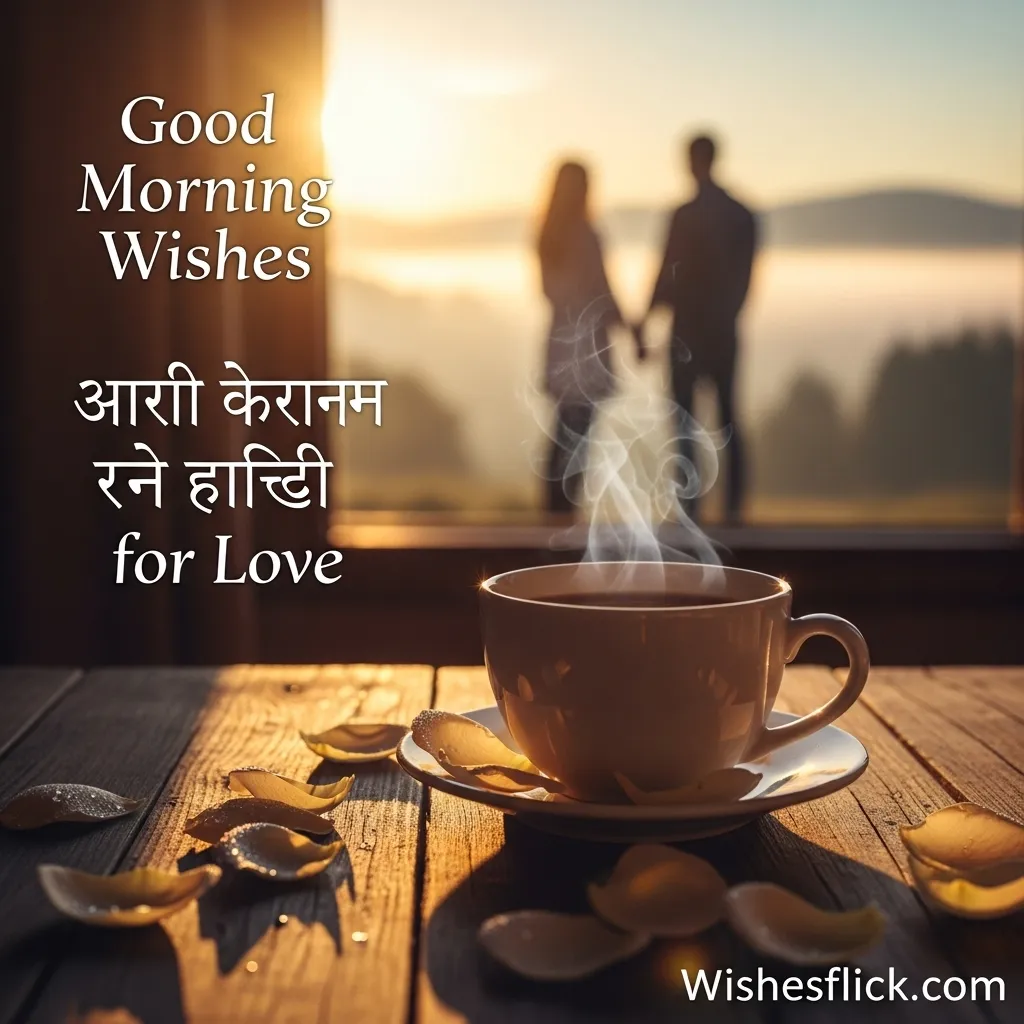 Good Morning Wishes in Hindi for Love