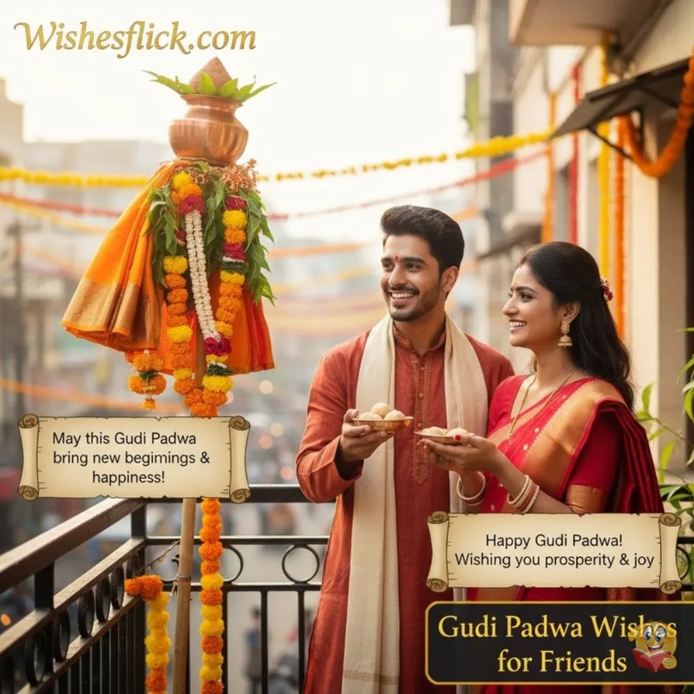 Gudi Padwa Wishes for Friends