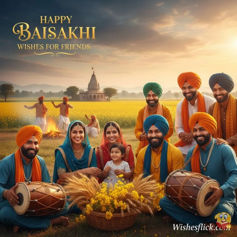 Happy Baisakhi Wishes for Friends