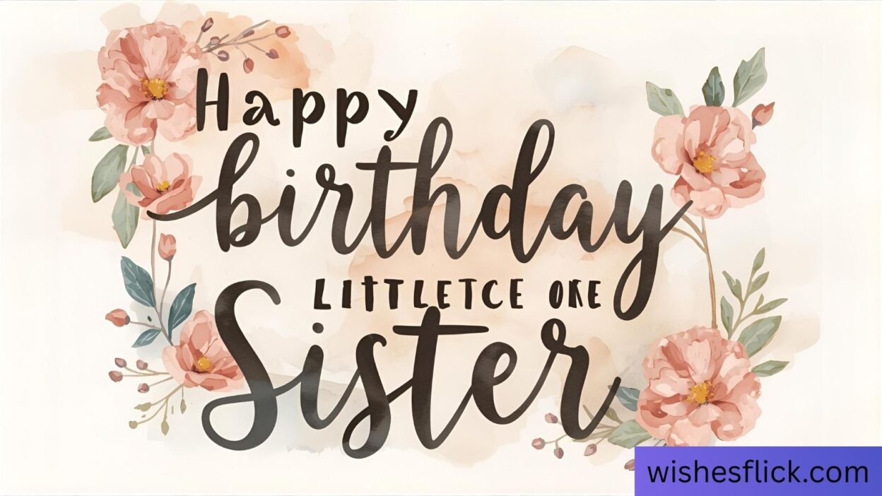 Happy Birthday Little Sister Wishes Quotes