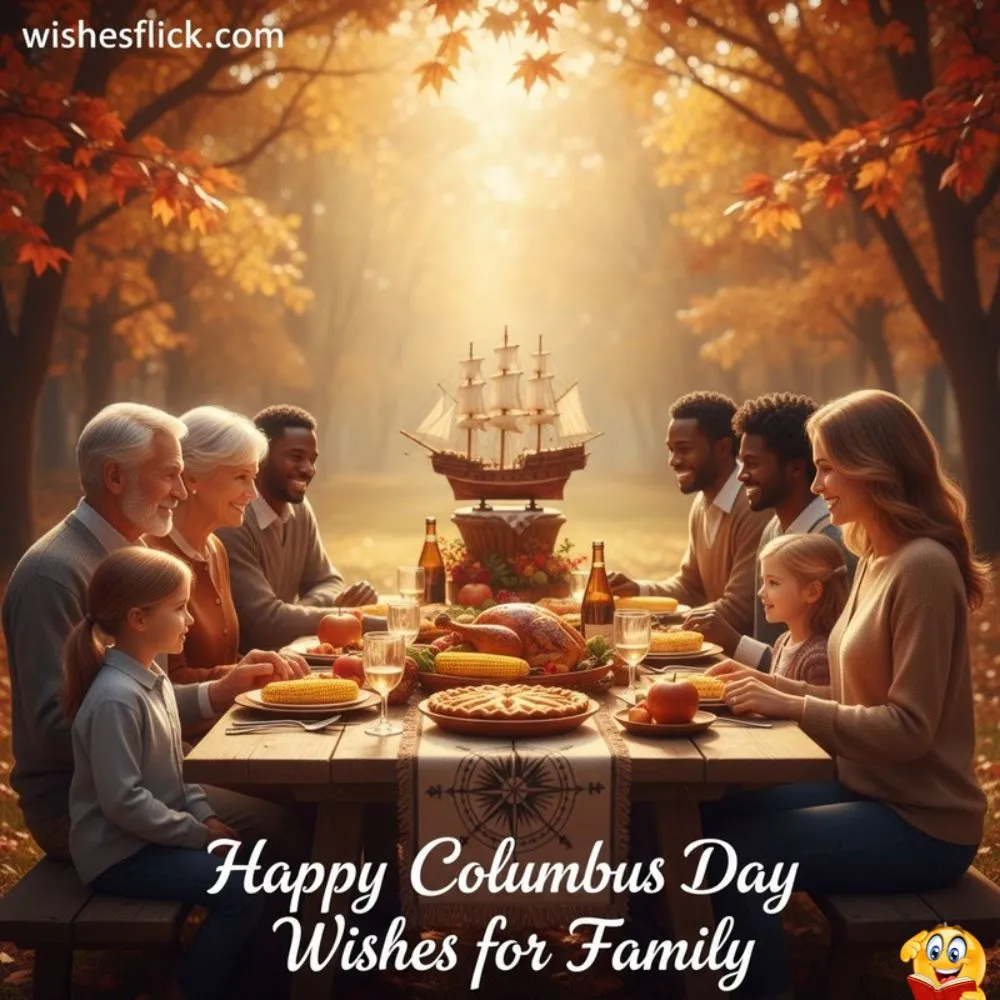 Happy Columbus Day Wishes for Family