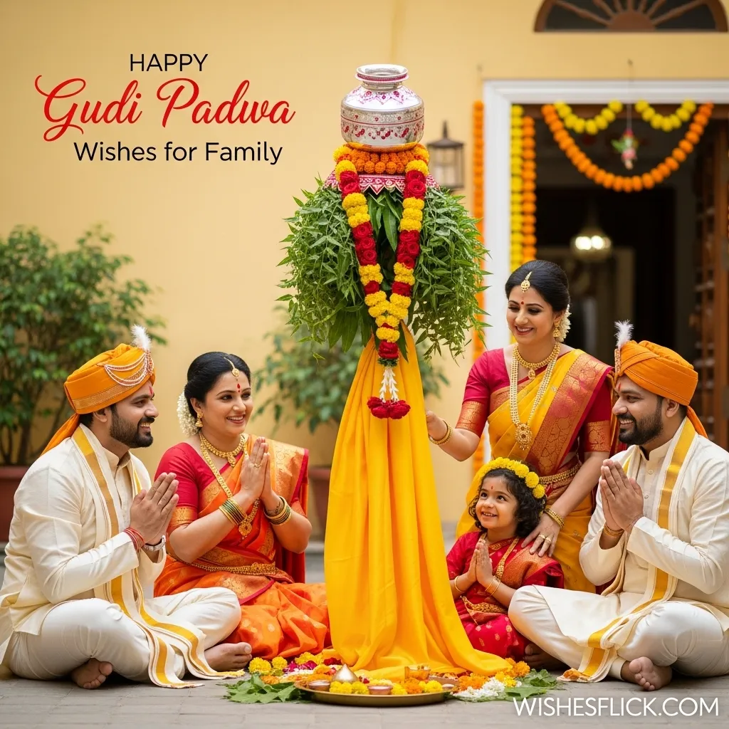 Happy Gudi Padwa Wishes for Family