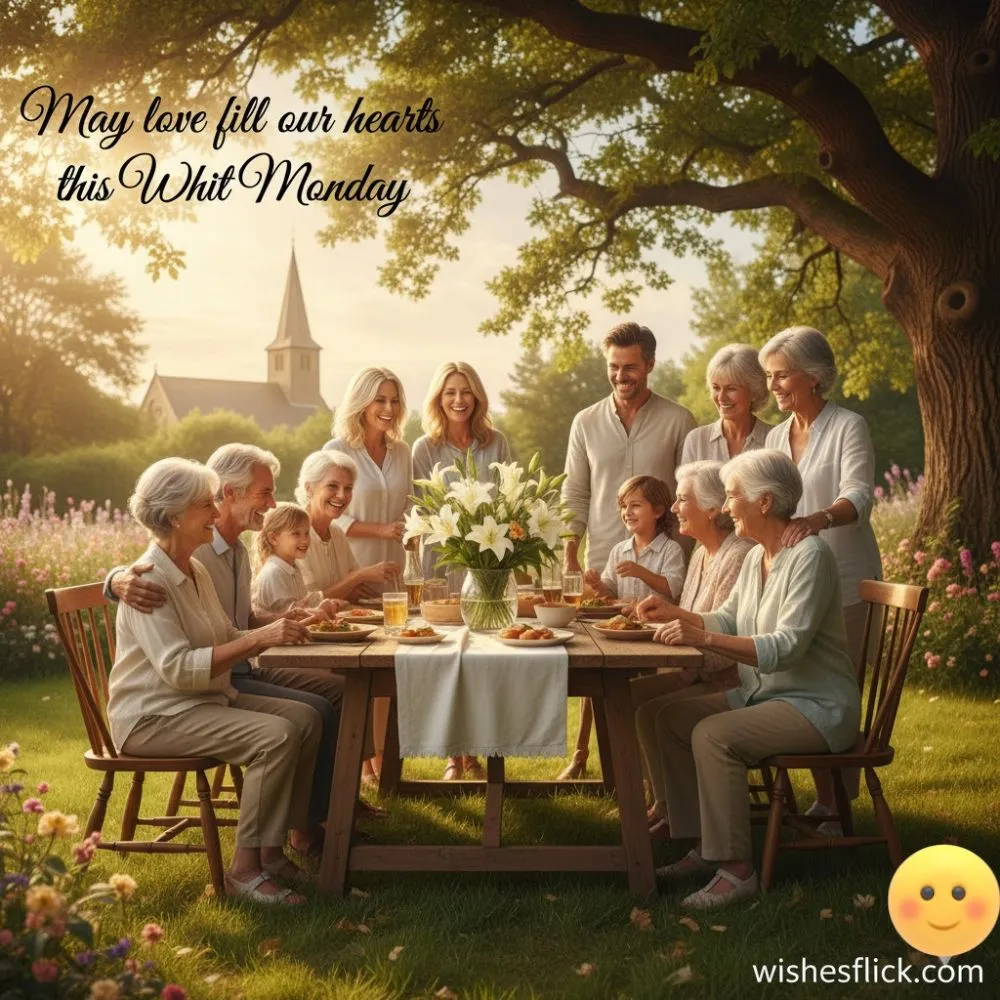 Happy Whit Monday Wishes for Family