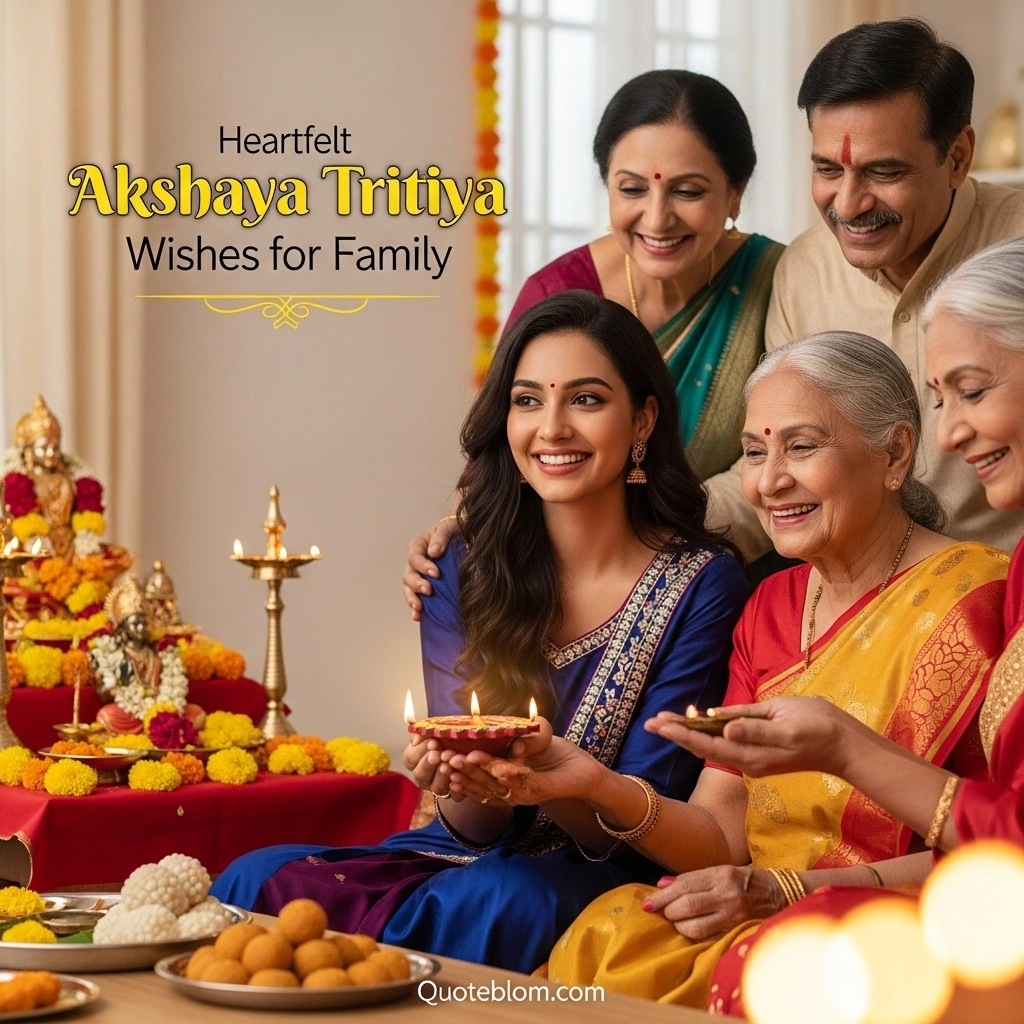 Heartfelt Akshaya Tritiya Wishes for Family