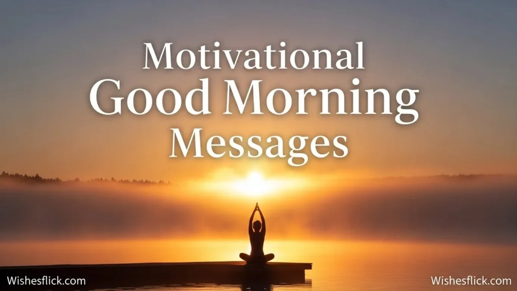 Motivational Good Morning Messages