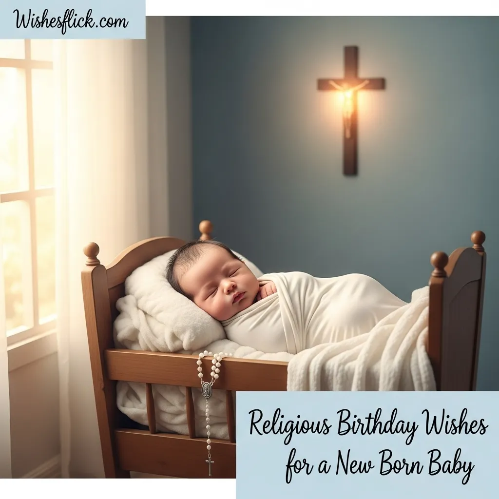 Religious Birthday Wishes for a New Born Baby