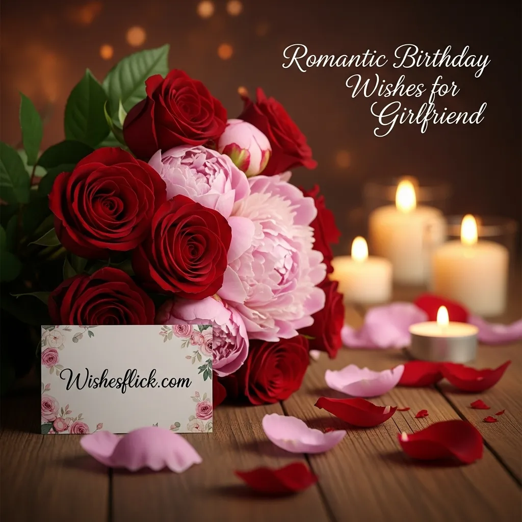 Romantic Birthday Wishes for Girlfriend