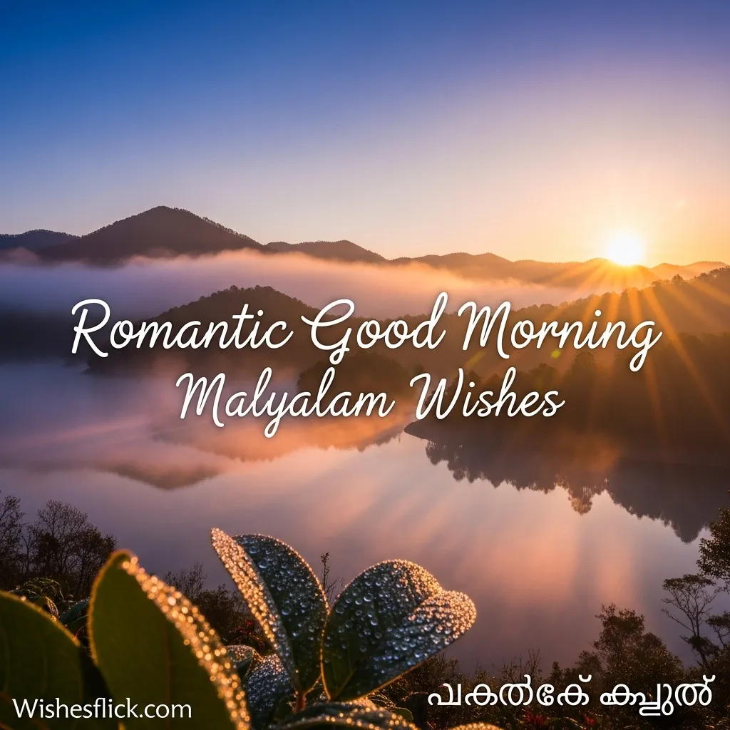 Romantic Good Morning Malayalam Wishes