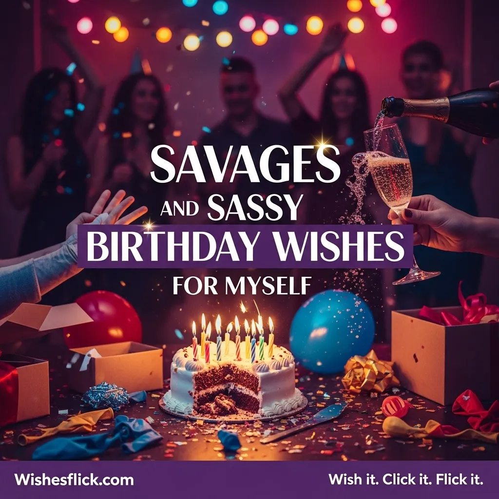Savages and Sassy Birthday Wishes for Myself