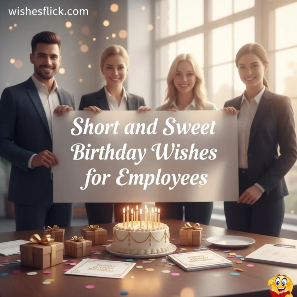Short and Sweet Birthday Wishes for Employees
