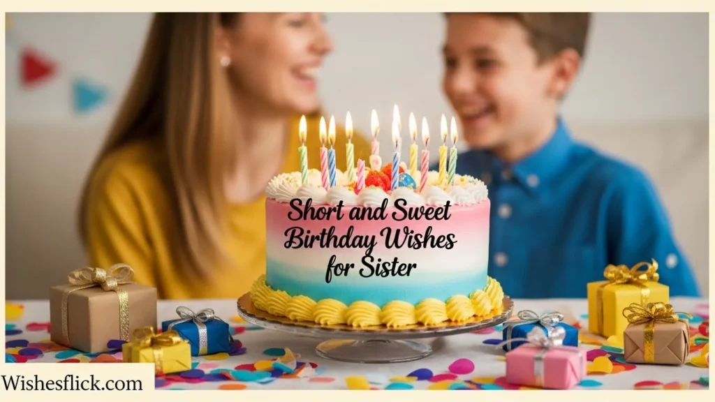 Short and Sweet Birthday Wishes for Sister