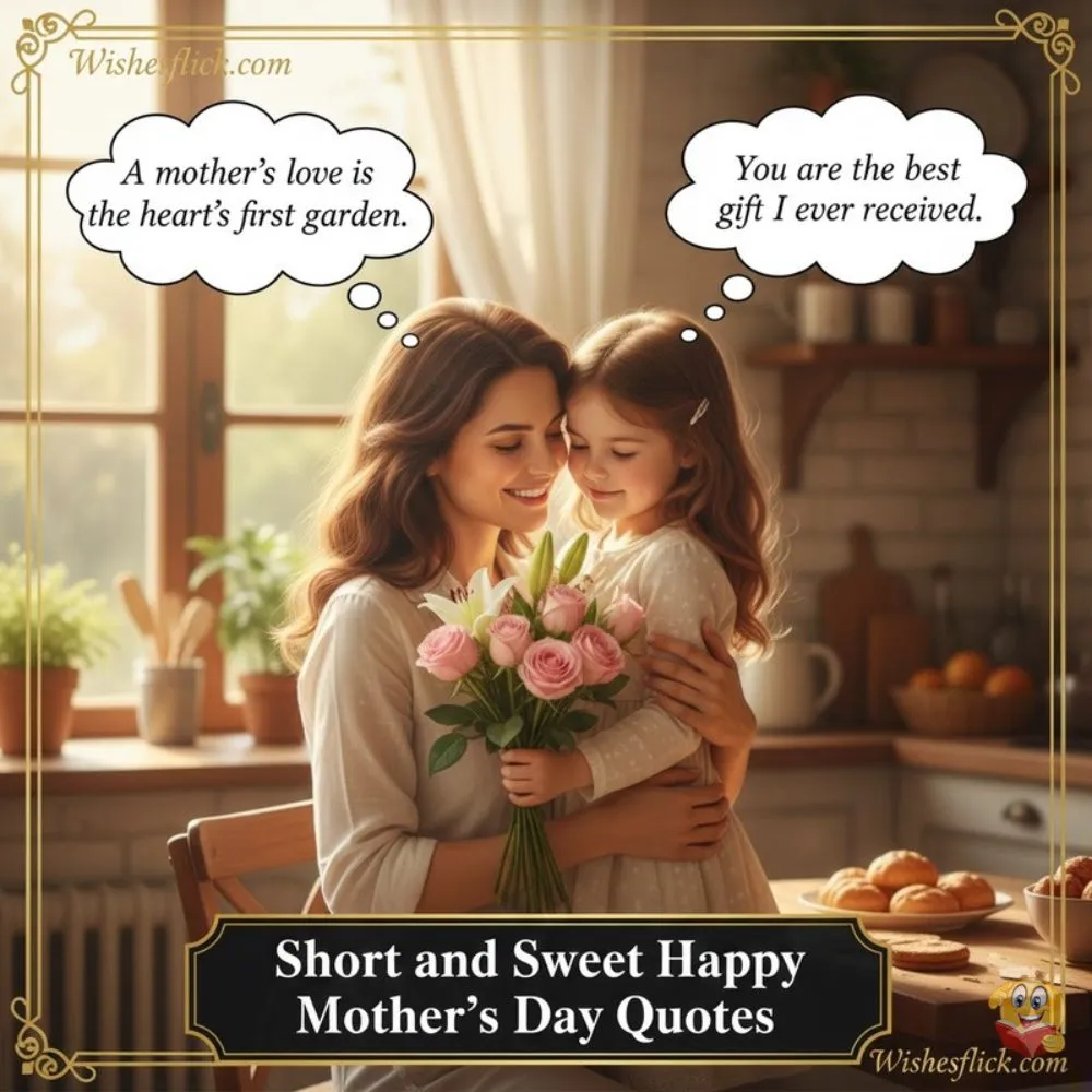 Short and Sweet Happy Mothers Day Quotes