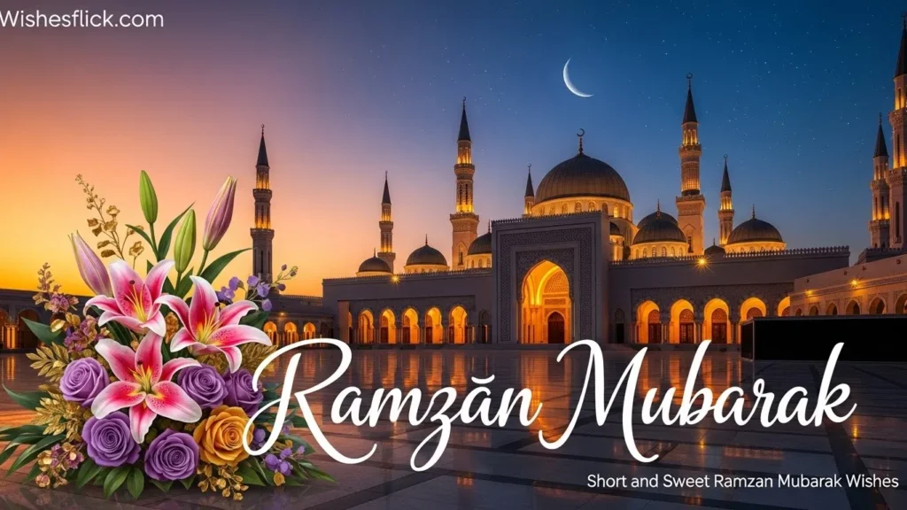 Short and Sweet Ramzan Mubarak Wishes