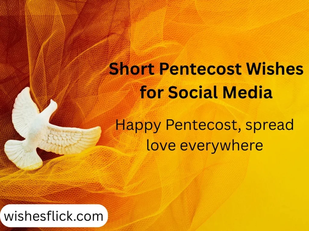 Short Pentecost Wishes for Social Media