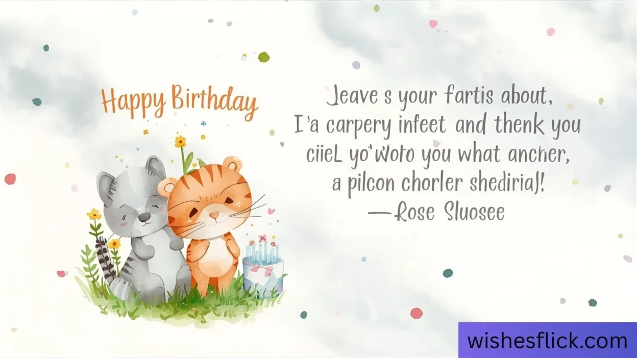 Children's Birthday Wishes Quotes 