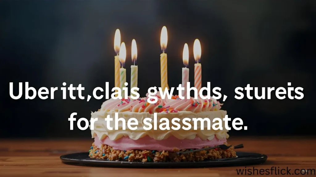 Funny Happy Birthday Quotes for Classmate