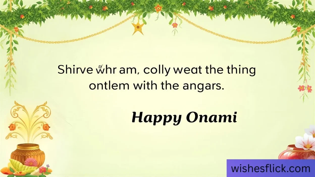 Happy Onam Wishes Quotes