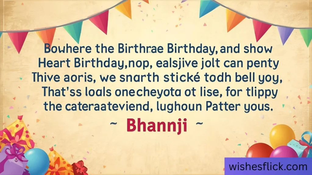 Heart-Touching Birthday Quotes for Bhanji
