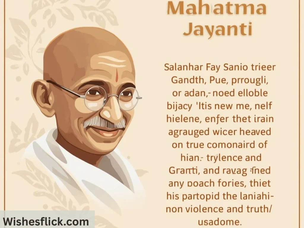 Heartfelt Mahatma Gandhi Jayanti Wishes