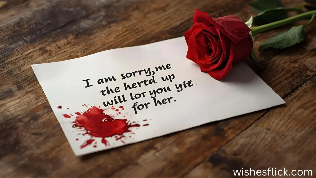i am sorry quotes for her