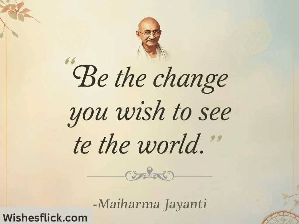 Inspirational Gandhi Jayanti Quotes for Sharing