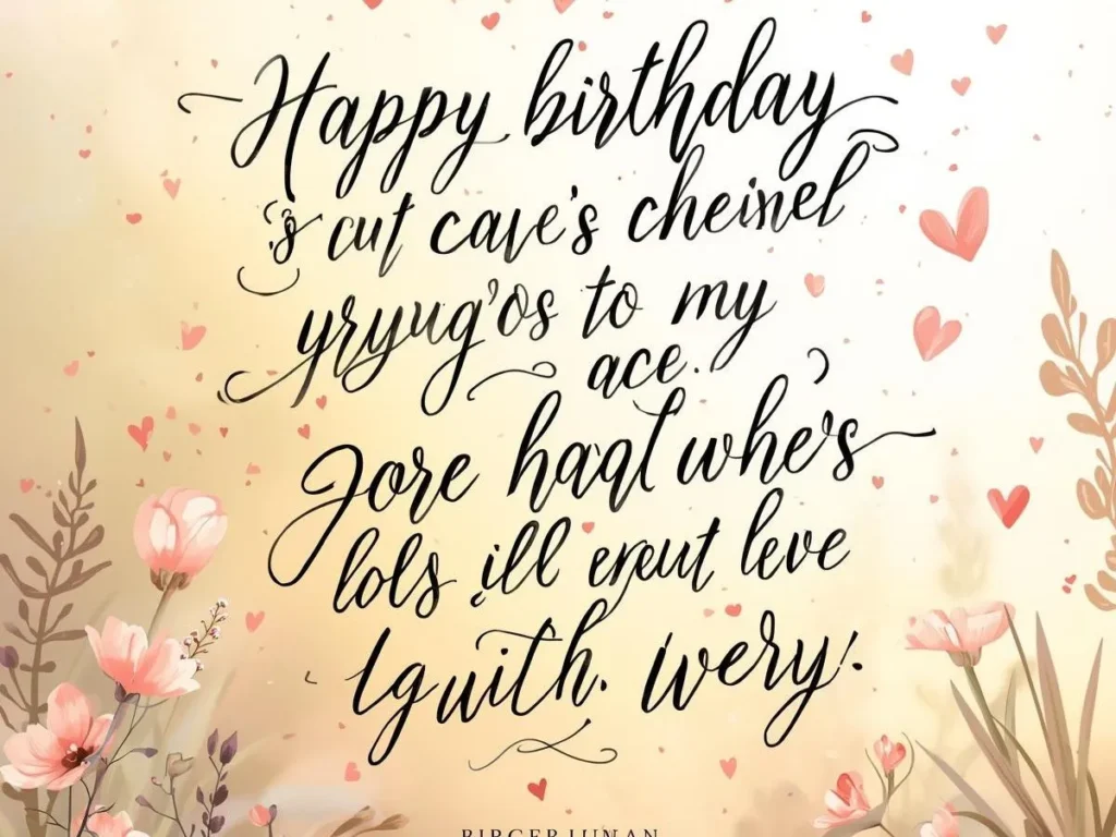 Romantic Birthday Quotes for Your Love