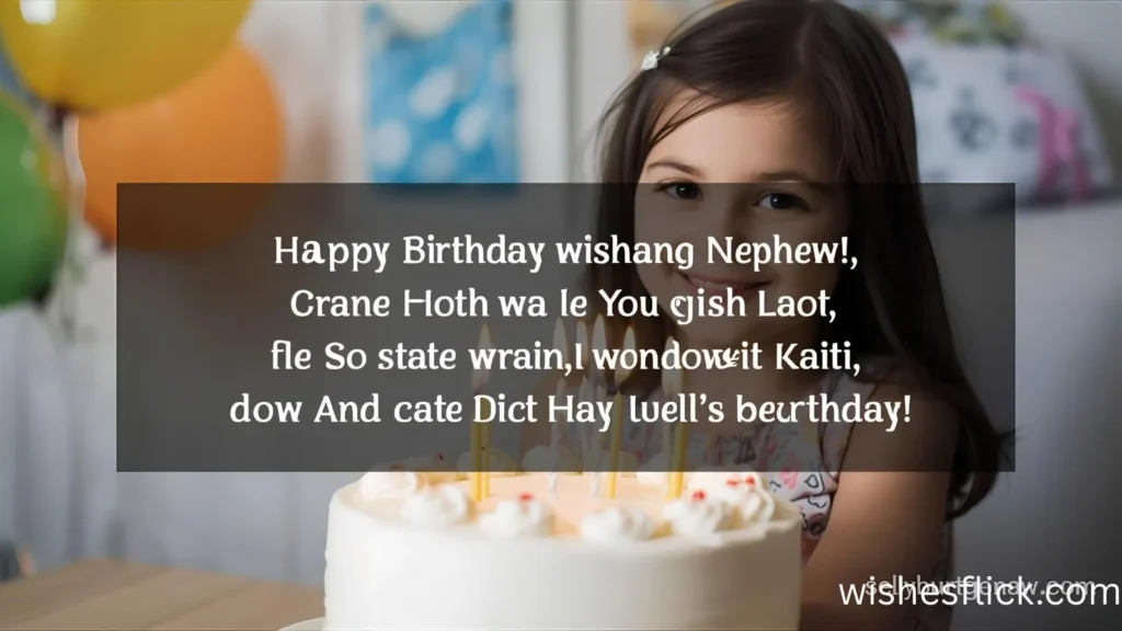 Short and Cute Birthday Wishes for Nephew