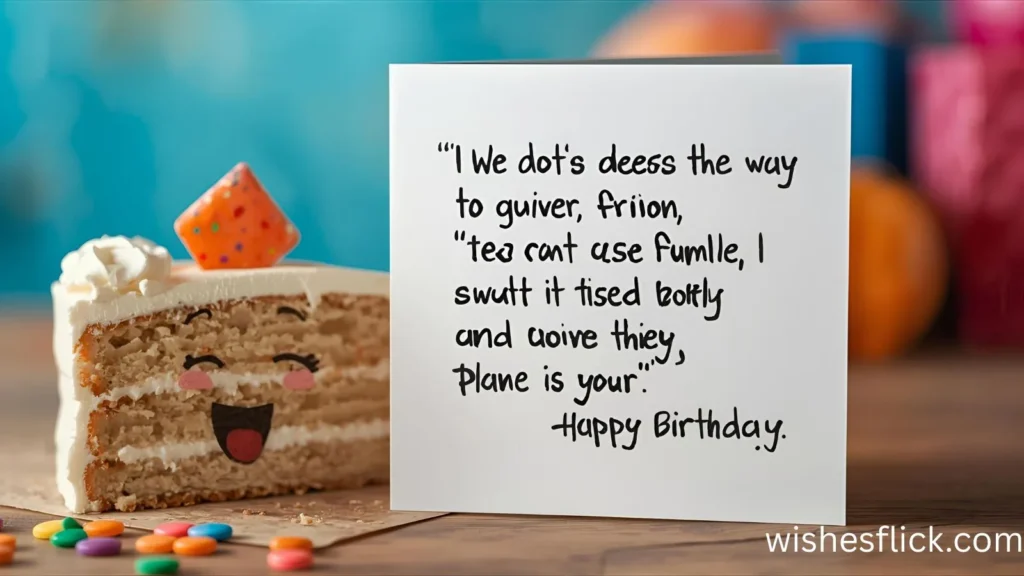 Short Funny Birthday Quotes for Friends
