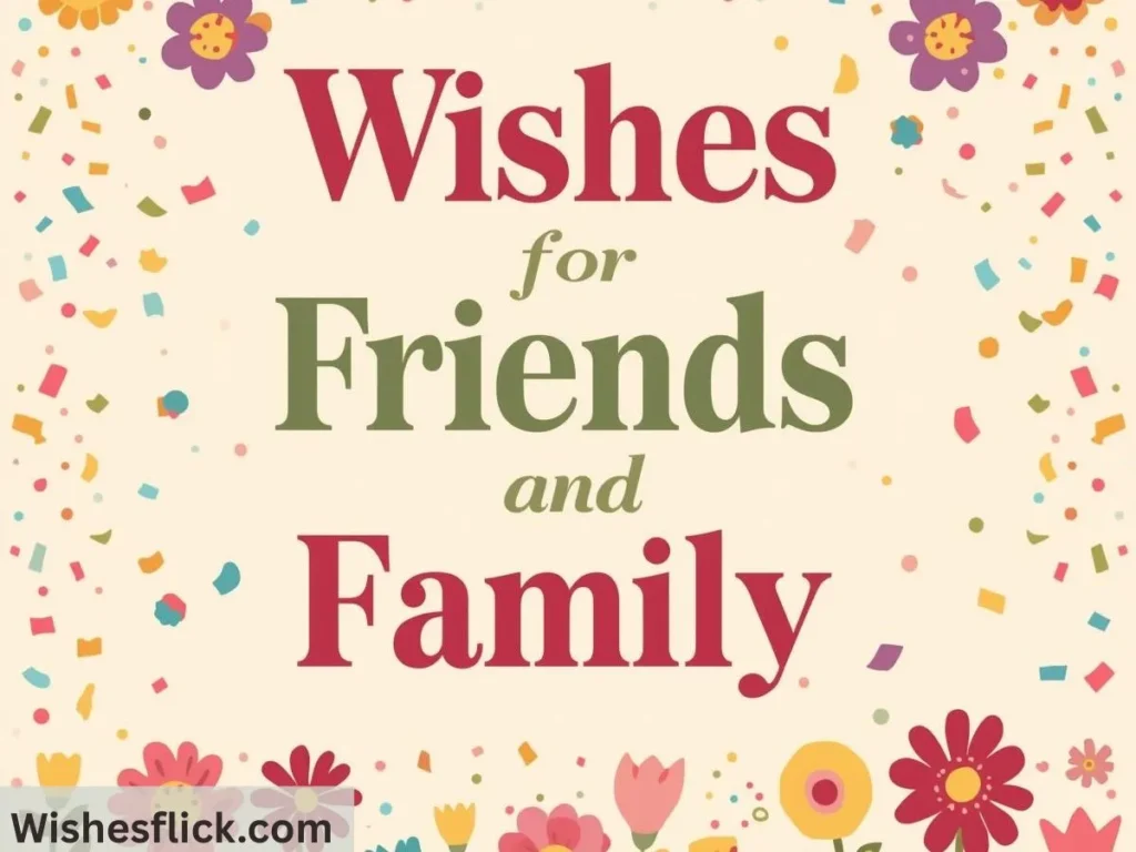 Wishes for Friends and Family