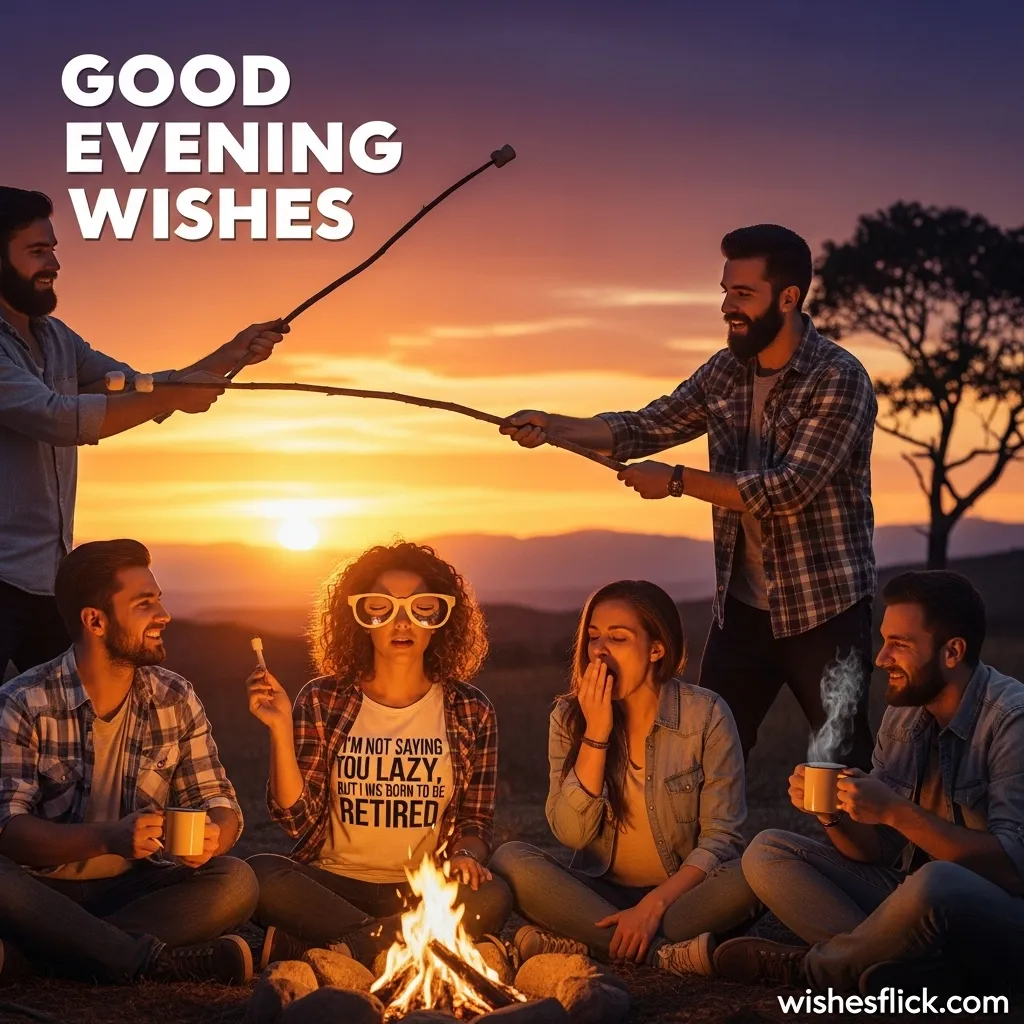 Funny Good Evening Wishes for Friends