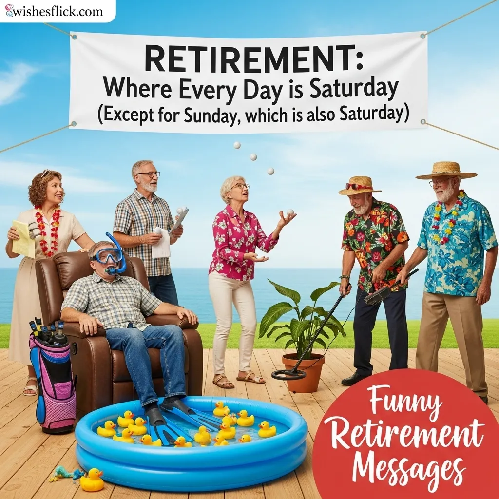 Funny Retirement Messages