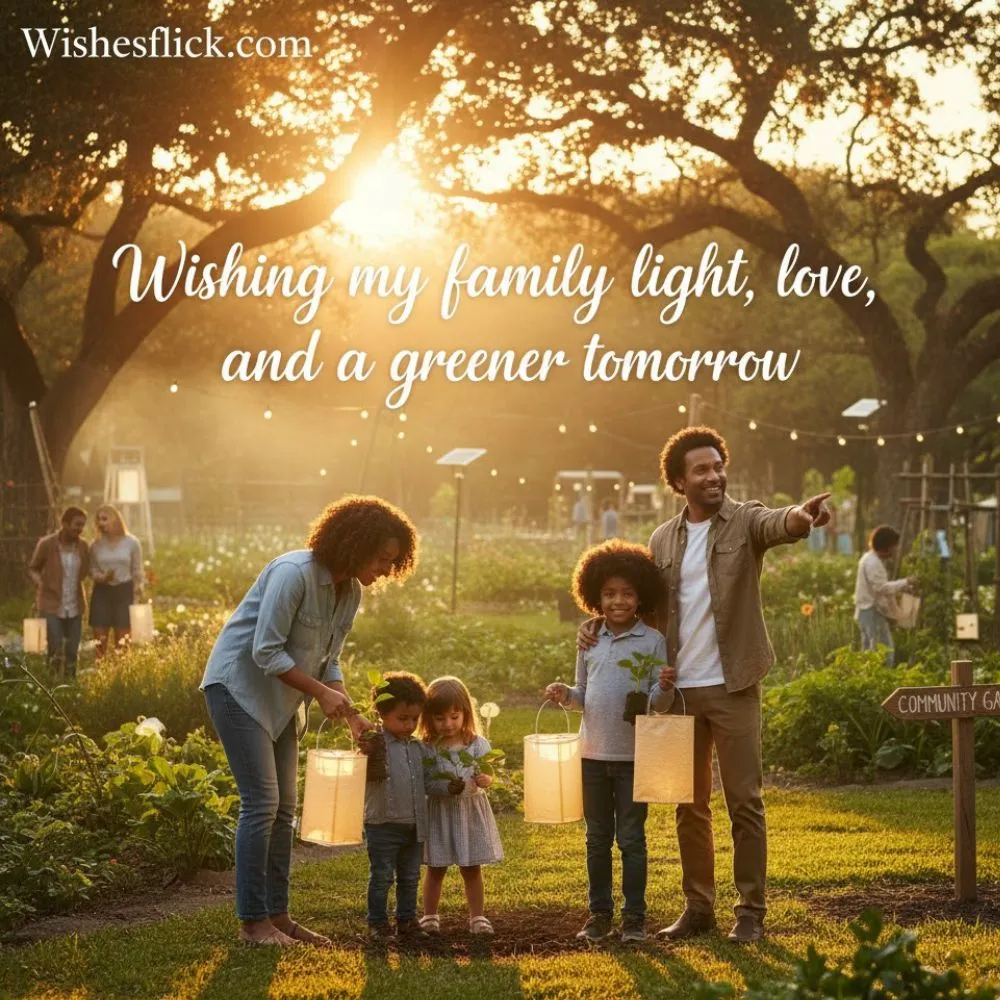 Green Diwali Wishes for Family