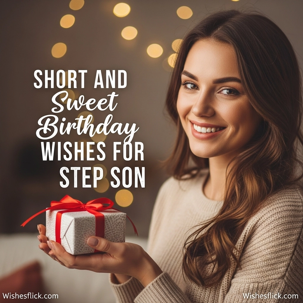Short and Sweet Birthday Wishes for Step Son