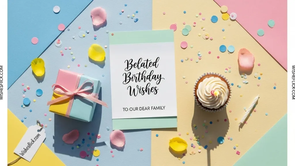 Belated Birthday Wishes for Family