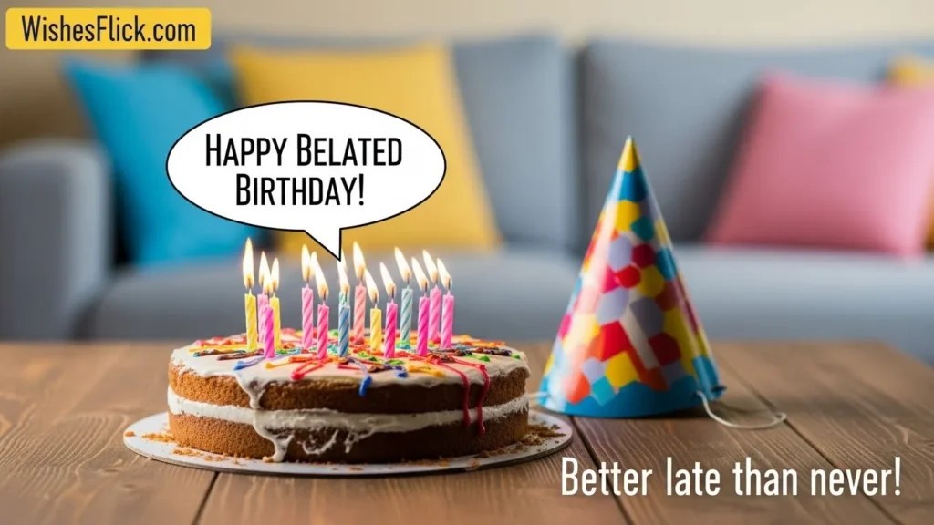 Funny Belated Birthday Wishes
