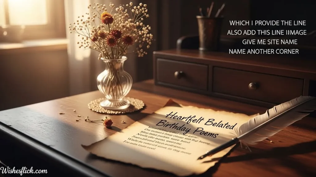 Heartfelt Belated Birthday Poems