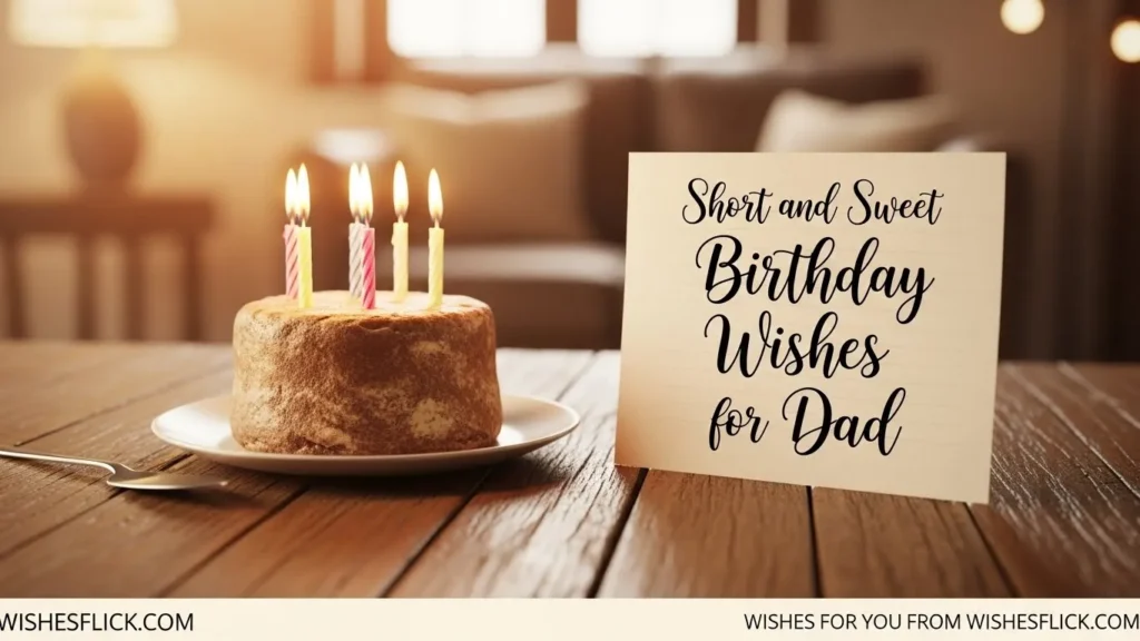 Short and Sweet Birthday Wishes for Dad