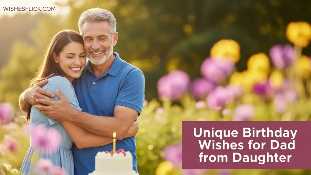 Unique Birthday Wishes for Dad from Daughter