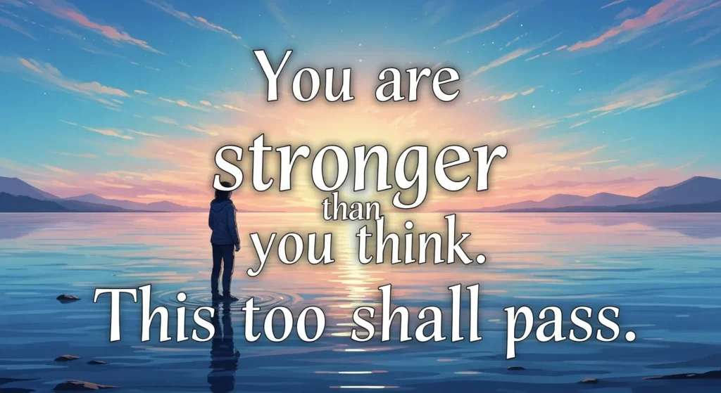 Positive Message for Myself During Hard Times